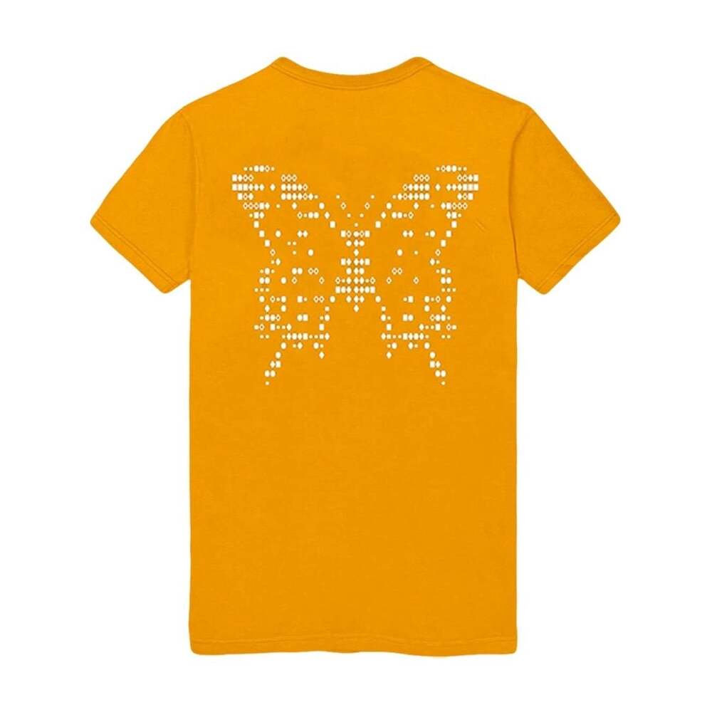 Post Malone Twelve Carat Toothache Butterfly Graphic T-Shirt Mustard